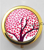 BlackKey Butterfly Tree 3-Compartment Decorative Pocket Gift Box Case Organizer for Pill, Color 2 -781