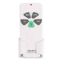 Eogifee 53T Ceiling Fan Remote Control Replacement of Harbor Breeze Hunter KUJCE9103 FAN-11T FAN-53T 2AAZPFAN-53T