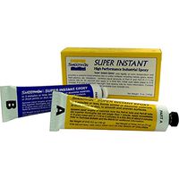 Smooth-On Super Instant Industrial Epoxy 5 oz Kit - High Performance Industrial Epoxy for Metal, Glass, Wood, Hard Plastics and More