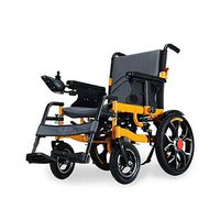 KuiGu Foldable Power Compact Mobility Aid Wheel Chair,Lightweight Electric Wheelchair Portable Medical Scooter,20km