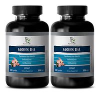 Natural Green Tea - Green Tea Extract - Green Tea Capsules for Weight Loss - 2 Bottles 120 Capsules