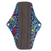 Sanitary Towel Pad, SANNYSIS Reusable Bamboo Cloth Washable Menstrual Mama Pad (M, Blue)