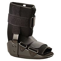 OTC Short Leg Cast Low Top Walker Boot, Black, Small/Short