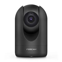 Home Security Camera Foscam R4S 4MP WiFi IP Camera,Wireless Baby Monitor with AI Human Detection Sound Detection 33ft Night Vision 2 Way Audio Camera Works with Alexa Black