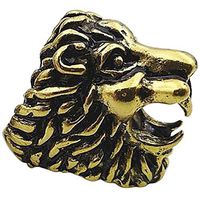 Lzttyee Antique Lion Head Shaped Cigarette Holder Ring Hands Free Smoking Rings Cigarette Rings (Bronze 19mm)