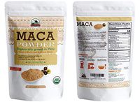 Maca Powder from Peru ! Boosts Immune System ! USDA Certified Organic - Rich in Antioxidants, Helps Energy Boost, Libido, Stamina, Endurance and Mood (1 LB) GILATINIZED