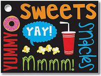 All Occasion Theme Gift Tag - Pack of 6 - Snack Attack