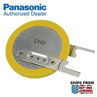 Panasonic CR-2032/VC1N 3V Lithium Coin Battery Horz 2 Pins for PC Board Panasonic CR2032-WR, B-313, CR2032-TPX. IBM CMOS Battery Part Numbers: 12J1695, 02K6572, 12J1671, 02K6572, 12J1671
