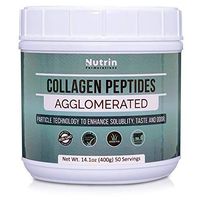 Nutrin Formulations Collagen Peptides Agglomerated Protein Unflavored - Grass-Fed Pasture-Raised Bovine - Non-GMO - BSE-Free - Gluten-Free - Type I & III