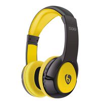 Thepass Bluetooth Headphones,S99 Wireless Bluetooth Headphones Stereo Bluetooth Headset Gaming for PUPG/LOL (Yellow+Black)