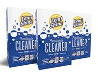 Lemi Shine Natural Lemon Multi-Purpose Appliance Cleaner, 9 Pack Powder Packets for Washing Machine, Dishwasher, Garbage Disposal (3 ct 7.5 oz Pouches per Box) 3 Pack Bundle