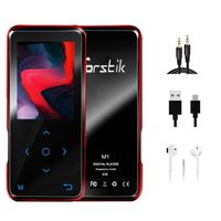 MP3 Player,Vorstik 8GB Portable HiFi Lossless Sound MP3 Music Player, 1.8 inch Large Screen Luminous Touch Panel Super-Lightweight Digital Audio Player FM Radio Recording [2019 Latest Version] M1