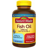 Nature Made, Fish Oil 1200 mg Softgels, 100 Count