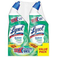 Lysol Power & Fresh Toilet Bowl Cleaner, Country Scent, 48oz (2X24oz)