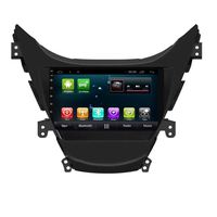 Car Radio GPS Android 8.1 Player Navi for Hyundai Elantra Avante 2011 2012 2013 Multimedia Car Stereo Video no DVD Navigation with Mirror-Link Steering Wheel WiFi BT (Android 8.1 1/16G for Elantra)