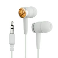 Lots of Potatoes Novelty in-Ear Earbud Headphones - White