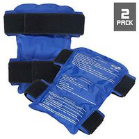 Shin Splint Ice Pack 2 Pack - Reusable Shin Cold and Hot Wrap for Shin Splints Pain Relief, Flexible Ice Pack for Runners