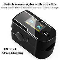 Oxygen Heart Rate Monitor, Fingertip Pulse Oximeter,Blood Oxygen Saturation Monitor for Pulse Rate with OLED Display/Lanyard
