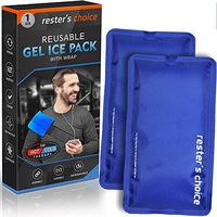 Gel Cold & Hot Packs (2-Piece Set) 5x10 in with Adjustable Wrap. Reusable Warm or Ice Packs for Injuries, Hip, Shoulder, Knee, Back Pain – Hot & Cold Compress for Swelling, Bruises, Surgery