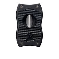 Colibri SV-Cut Two-in-One Cigar Cutter - Black & Black