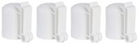 Zareba ITCPW-Z T-Post Safety Cap and Insulator, White, 10 per Bag (Fоur Расk)