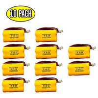 (10 Pack) Dantona CUSTOM-318 OSA230 Lowes 253799 Exitronix 10010037 Max Power B2-0031 Unitech AA900MAH Unitech LEDR-1 6200RP BGN800-3GWP-PR326EC 3.6v 900mAh Ni-Cd Exit Sign Emergency Light Battery