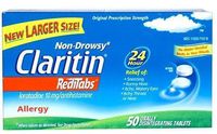 Claritin RediTabs - 24 Hour Allergy Non-Drowsy - 50 Tablets
