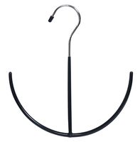 Set of 2 Belt, Scarf, Women's Sport Tank Top, Cami, Bra, Strappy Dress, Bathing Suit, Closet Organizer Hanger, Black