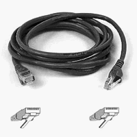 Belkin Cat 5e 7 ft. Black Crossover Cable Snagless