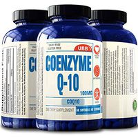 UBB CoQ10 100mg Gluten Free, Dairy Free, Heart Health, Cardiovascular Health, Cellular Energy Production (60 Count)