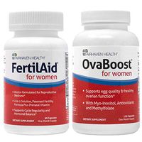 FertilAid for Women and Ovaboost Combo 1 Month Supply
