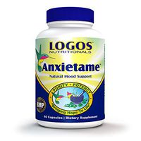 Logos Nutritionals - Anxietame - Relieve Stress and Anxiety Naturally - 60 Count - All Natural Herbal Blend to Calm Your Nerves and Mind