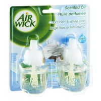 Air Wick Cool Linen & White Lilac Scented Oil Refills - 2 CT