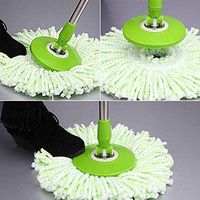 KICODE Practical 360° Rotating Spinning Bucket Mop Heads Household Supplies Tools