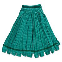 Rubbermaid Commercial T81206GRE Tube Mop, Microfiber, Green, Medium, 1-in Green Headband (Case of 6)