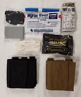 The Tactical Medic AFAK - Ankle First Aid Kit- Stocked (Black)