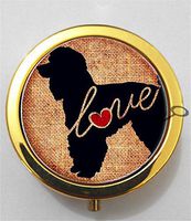 BlackKey Poodle Dog 3-Compartment Decorative Pocket Gift Box Case Organizer for Pill, Color 2 -2315