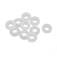 uxcell 10pcs 19mm 12mm OD 7mm High Silicone O Ring Seal Gaskets White for Water Heater