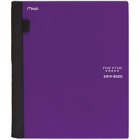 Five Star Student 2019-2020 Academic Year Weekly & Monthly Planner, Large, 8-1/2" x 11", Advance, Purple (CAW65059)