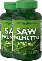 Saw Palmetto 1200mg 2 Bottles x 120 Capsules