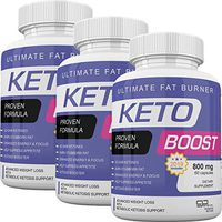 Keto Boost - Ultimate Fat Burner - 800mg - 180 Capsules - 90 Day Supply