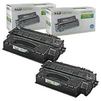 LD Compatible Toner Cartridge Replacement for HP 53X Q7553X High Yield (Black, 2-Pack)