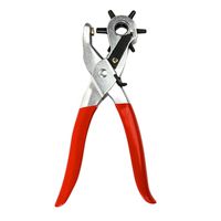 PVC 250g Professional Ultra Hard Belt Leather Hole Puncher Hand Machine Tool Punch Six Sizes Hole 2/2.5/3/3.5/4/4.5 mm