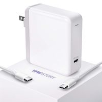 USB C Charger for MacBook Pro, MacBook Pro 13 in Late 2016, MacBook Air USB C, iPad Pro 2018, iPhone 11 Pro/Max, Sam. S8/9/10/Note10 and More, 61W Power Delivery PD Fast Charger, w/ 6.6ft.C-C Cable