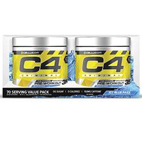 C4 Original Pre Workout Powder ICY Blue Razz | Vitamin C for Immune Support | Sugar Free Preworkout Energy for Men & Women | 150mg Caffeine + Beta Alanine + Creatine | 70 Servings