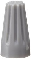 Morris Products 23171 Screw On Wire Connector, P1 Type, Gray, 22 - 14 Awg, max: 1 #14 w/1 #20 min: 2 #22 Wire Combinations, 300V Max Voltage (Pack of 1000)