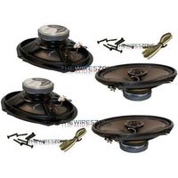 Pioneer TS-G6844R G Series 2-Way 800 Watt 6" x 8" Coaxial Car Speaker (2 pairs)