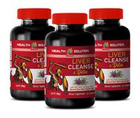 Kidney and Liver Support - Liver Cleanse & Detox 905 mg - Milk Thistle Vitamins - 3 Bottles 270 Capsules