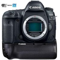 Canon EOS 5D Mark IV 30.4 MP Full Frame CMOS DSLR Camera (Body) Wi-Fi NFC 4K Video 1483C002 with BG-E20 Battery Grip
