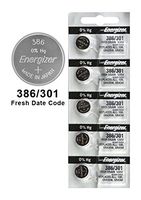 100X Energizer 386/301 Battery Silver Oxide Watch Button High-Drain 1.55V SR43SW